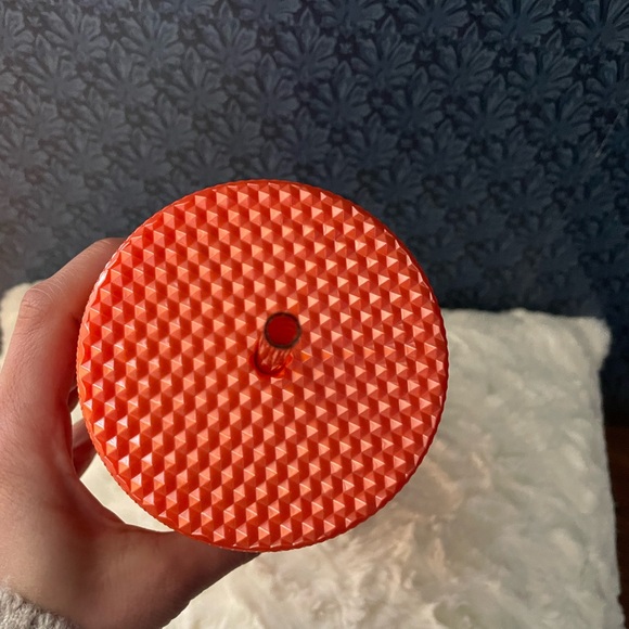 Starbucks Orange Bling 24oz Limited Edition Studded Pearl Venti Reusable Modern - Picture 3 of 5